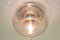 Lampada a forma di ciambella in vetro trasparente e metallo cromato, anni '60, Immagine 2