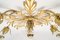 French Hollywood Regency Gold Leaf Lamp, 1970s, Image 4