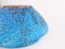 Turquoise Blue Sea Foam and Enamelled Ceramic Fruit Bowl, 1950, Image 7