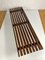 Wooden Slatted Bench from the Wiener Werkstätten, 1960s, Image 6