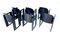 Model Dialogo Leather Dining Chair by Afra and Tobia Scarpa for B&b Italia, Italy 1974, Set of 6 3