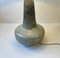Swedish Modern Stoneware Table Lamp in Dusty Green Glaze, 1970s, Image 10