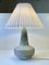Swedish Modern Stoneware Table Lamp in Dusty Green Glaze, 1970s, Image 2