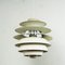 Lampe à Suspension Snowball Blanche par Poul Henningsen pour Poulsen, 1970s 4