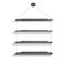 Black Hanging Bookcase by Achille & Pier Giacomo Castiglioni for Karakter, Image 3