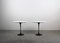 Vintage Coffee Tables in Wood and Aluminum by Eero Saarinen, 1990s, Set of 2 1