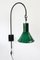 Green P & T Wall Light by Michael Bang for Holmegaard, Denmark, 1970s 3
