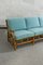 Natural Finish Bamboo Sofa, 1980s 3