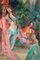 Miloslava Vrbova-Štefková, Danse orientaliste dans un harem, Peinture à l'huile, Milieu du XXe siècle 2