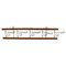 Folding Coat Rack in Walnut and Bent Metal, 1900s 1