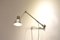 Vintage Industrial Articulated Lamp with Metal Arm from SIS 3
