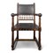Renaissance Style Leather Armchair 1