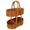 Mid-Century Italian Modern Bar Cart in Bamboo, Cane & Rattan, 1960s 1