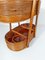 Mid-Century Italian Modern Bar Cart in Bamboo, Cane & Rattan, 1960s 4