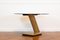 Mesa Sunny redonda de madera y vidrio ahumado de Giovanni Offredi para Saporiti, años 70, Imagen 3