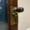 Antique Key Box in Dark Oak & Brass Latch, Image 2