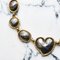 Collar de corazón francés bañado en plata de encargo de Edouard Rambaud, años 80, Imagen 3