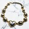 Collar de corazón francés bañado en plata de encargo de Edouard Rambaud, años 80, Imagen 2