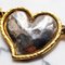 Collar de corazón francés bañado en plata de encargo de Edouard Rambaud, años 80, Imagen 5