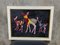 Handmade Deer Family Design Framed Wall Hanging, 1980s 1