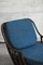 Living Room Set in Dark-Finish Manao Cane with Leather Bindings, 1980s, Set of 3 9