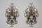 Vergoldete Wandleuchten aus Eisen & Kristallglas, Maison Baguès zugeschrieben, 1950er, 2er Set 17