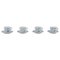 Coffee Cups with Saucers from Royal Copenhagen, 1960s, Set of 8 1