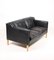 Danish Two-Seater Eva Leather Sofa from Stouby, 1980s, Image 3