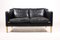 Danish Two-Seater Eva Leather Sofa from Stouby, 1980s 1