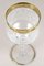 Vintage Murano Wine Glasses with Gold Rim, 1940, Set of 6, Image 7