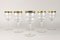 Vintage Murano Wine Glasses with Gold Rim, 1940, Set of 6, Image 2