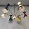 Double Colored Cone Chandelier, 1950s 2