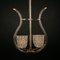 Lyre Murano Chandelier by Ercole Barovier for Barovier and Toso, 1940s 3