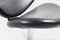 EJ5 Corona Lounge Chair in Steel and Black Leather by Poul M. Volther for Erik Jørgensen Møbelfabrik, 1960s 7