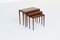 Nesting Tables in Rosewood by Johannes Andersen for CFC Silkeborg, Denmark, 1960s, Set of 3 20