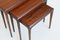 Nesting Tables in Rosewood by Johannes Andersen for CFC Silkeborg, Denmark, 1960s, Set of 3 12