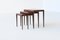 Nesting Tables in Rosewood by Johannes Andersen for CFC Silkeborg, Denmark, 1960s, Set of 3 4