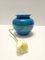 Blaue Rimini Keramikvase von Aldo Londi für Bitossi & Italica Ars, Italien, 1970er 4