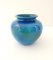 Blaue Rimini Keramikvase von Aldo Londi für Bitossi & Italica Ars, Italien, 1970er 1