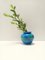 Blaue Rimini Keramikvase von Aldo Londi für Bitossi & Italica Ars, Italien, 1970er 2