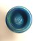 Blaue Rimini Keramikvase von Aldo Londi für Bitossi & Italica Ars, Italien, 1970er 8