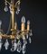 Vintage Italian Chandelier in Bronze and Brass, 1950s 7