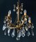Vintage Italian Chandelier in Bronze and Brass, 1950s 6