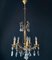 Vintage Italian Chandelier in Bronze and Brass, 1950s 4