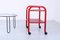 Postmodern Red Metal Trolley by Habitat, 1980s, Image 7