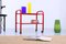Postmodern Red Metal Trolley by Habitat, 1980s, Image 10