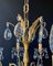 Lampadario vintage in ottone, Italia, anni '40, Immagine 6