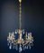 Italienischer Vintage Kronleuchter aus Messing, 1940er 2