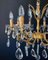 Lampadario vintage in ottone, Italia, anni '40, Immagine 4