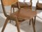 Vintage Esszimmerstühle von Thonet, 1950, 4er Set 3